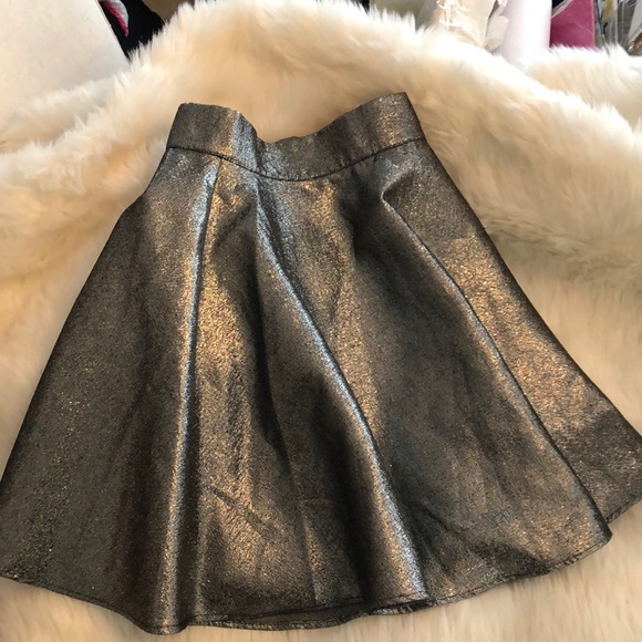 NWT H&M Gorgeous Silver Sparkling Skirt - Picture 8 of 8